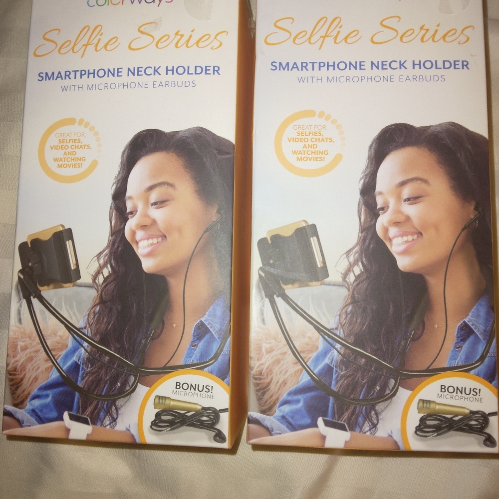 Smartphone neck holders